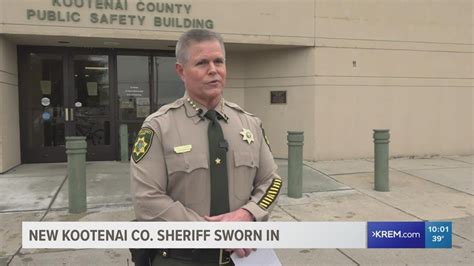 Robert Norris swears in as Kootenai County's new Sheriff - YouTube