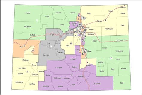 colorado representative districts map - Inga Kohler