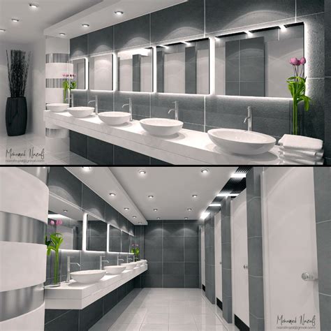 Public Washroom - Portfolio work - Evermotion | Interior do banheiro ...