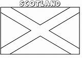 Scotland Coloring Page sketch template