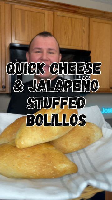 Jose Alberto Barraza on Instagram: "Quick Cream Cheese & Jalapeño Stuffed Bolillos This is not ...