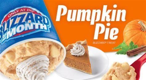 The Dairy Queen Pumpkin Pie Blizzard is Returning This Month and I'm So ...