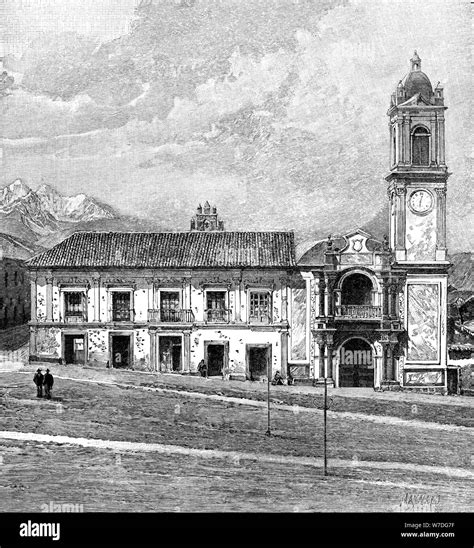 The Palace of Congress, La Paz, Bolivia, 1895. Artist: Unknown Stock Photo - Alamy