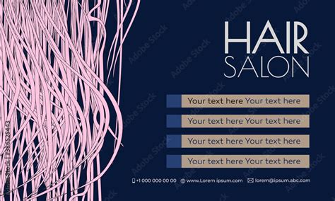 Hair salon banner design template Vector illustration. Stock Vector | Adobe Stock