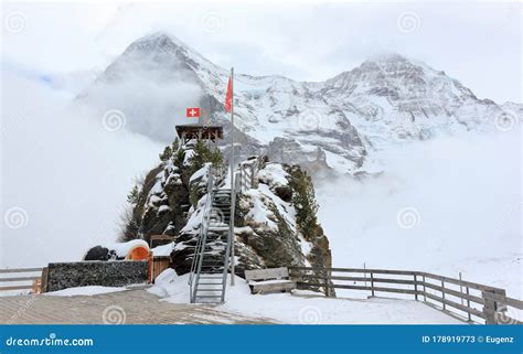 Viewpoint in Kleine Scheidegg. Bernese Alps, Switzerland, Europe. Stock Image - Image of ...