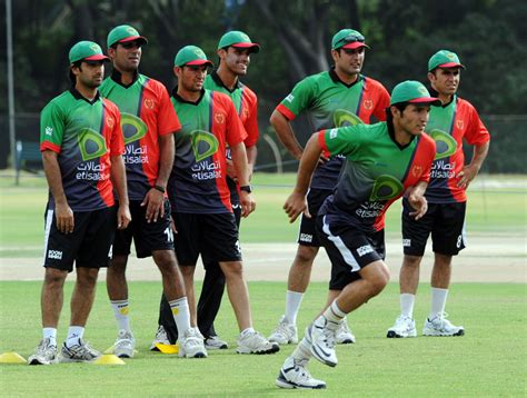 icc cricket news: Afghanistan players during a practice session