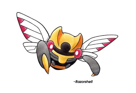 Pokecollab: Ninjask by Razorshell on DeviantArt