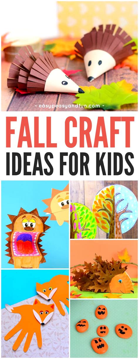 Fall Crafts For Kids - Art and Craft Ideas - Easy Peasy and Fun