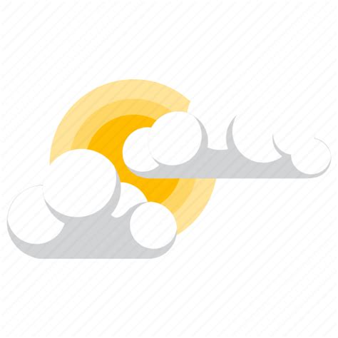 Forecast, partly, sunny, weather icon