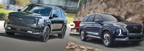 2021 Kia Telluride vs. 2021 Hyundai Palisade | Greenway Kia North