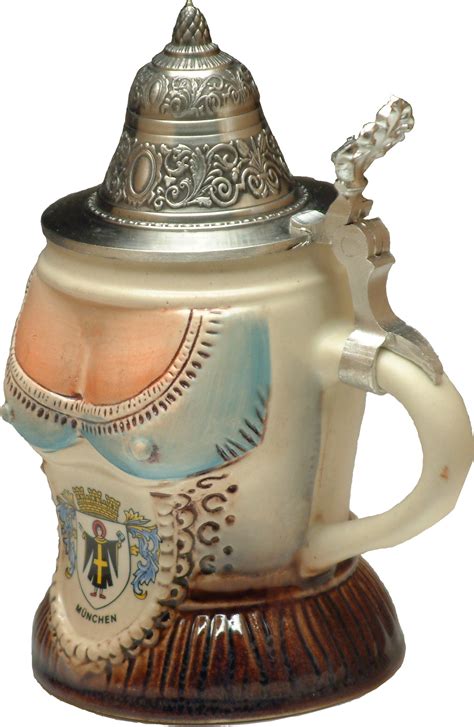 Beer Steins by King - Bavarian Woman's Top Authentic German Beer Stein (Beer Mug) 0.25l