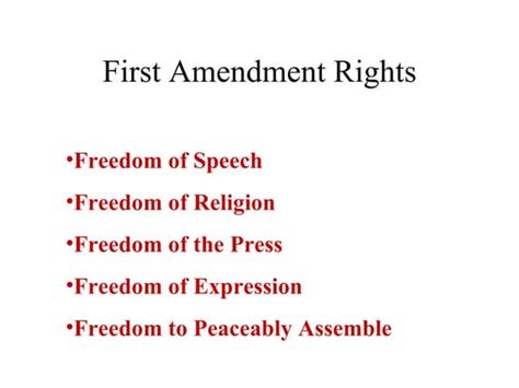 Landmark First Amendment Cases