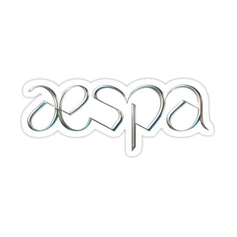 "Aespa logo" Sticker for Sale by JungKook-BTS | Logo sticker, ? logo, Stickers