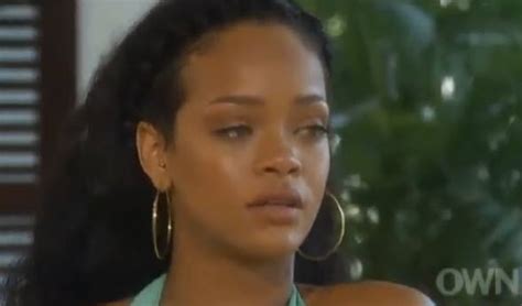 Rihanna Crying About The Chris Brown Situation On Oprah | Video