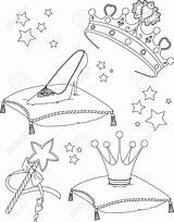 Princess Wand Coloring Sheet Pages sketch template