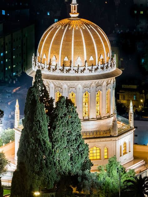 The shrine of The Bab, Mount Carmel, Israel | Baha i faith, Bab, Bahai faith