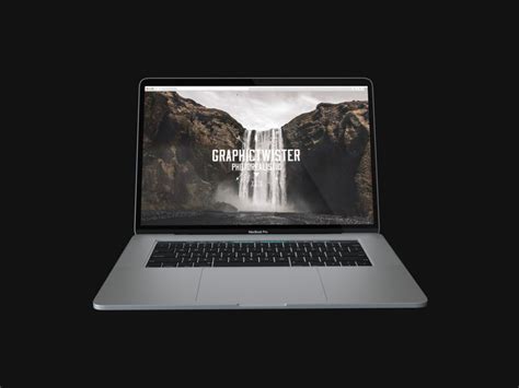 Front-View MacBook Pro Mockup | MockupWorld | Mockup free psd, Macbook ...