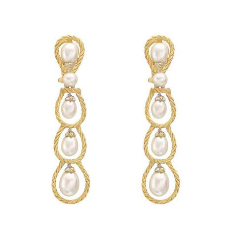 Buccellati Pearl Earrings - 13 For Sale on 1stDibs