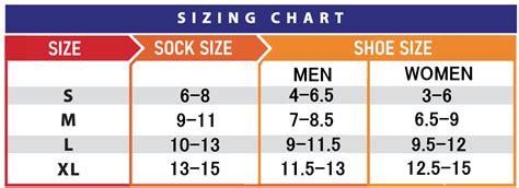 Diabetic Socks Size Chart – Sock Perfect