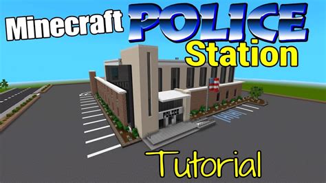 Minecraft Police Station Tutorial - YouTube