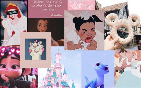 Disney Background Collage