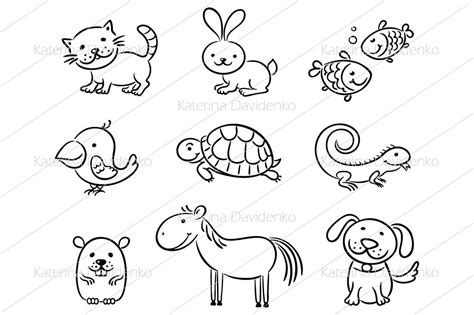 Drawing Ideas Small Animals As Pets / Милота: Рисунки волшебных созданий | Рисунки животных ...