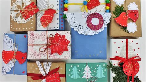 10 Creative Christmas Gift Wrapping Ideas - Wrapping gifts ideas - DIY ...