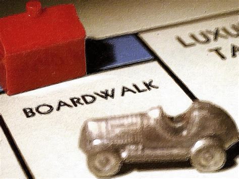 Monopoly Board Custom Painting Boardwalk Painting by Tony Rubino - Fine ...