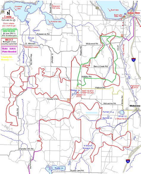 Michigan Motorcycle Trails Map | Reviewmotors.co