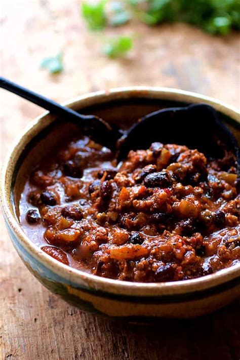 Beef Chorizo and Black Bean Chili Recipe - From A Chef's Kitchen