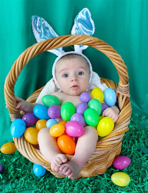 Cute Easter Baby Pic. Recreate with items from a dollar store for under $5. Baby Boy Pictures ...