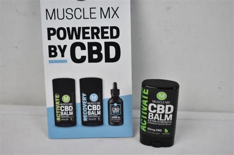 Muscle MX CBD Balm "Activate" 50mg/.5oz.14g (Lot B) - Retails $40 - New ...