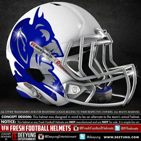 Custom NCAA concept football helmets show what your favorite college ...