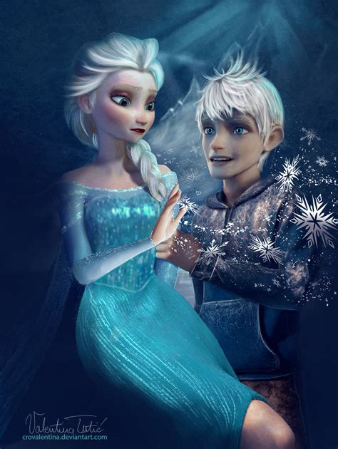 Jack and Elsa - Elsa & Jack Frost Photo (36318565) - Fanpop