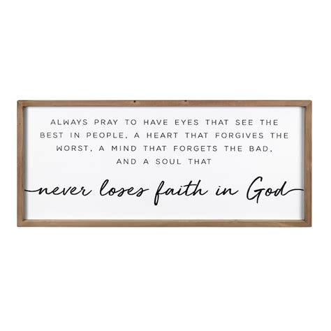 14X32 Always Pray Wall Art | At Home