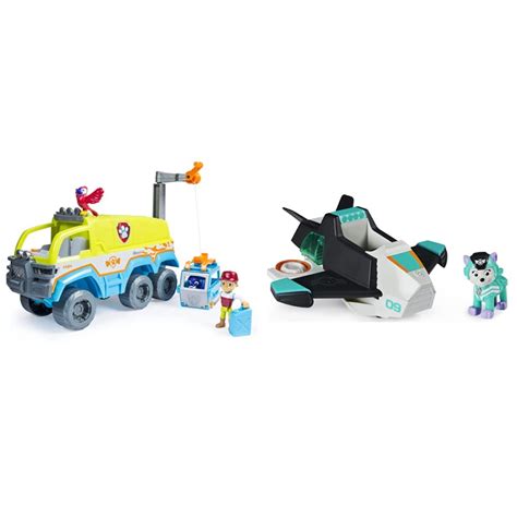 Paw Patrol - Paw Terrain Vehicle (Amazon Exclusive) & Jet to The Rescue Everest Deluxe ...