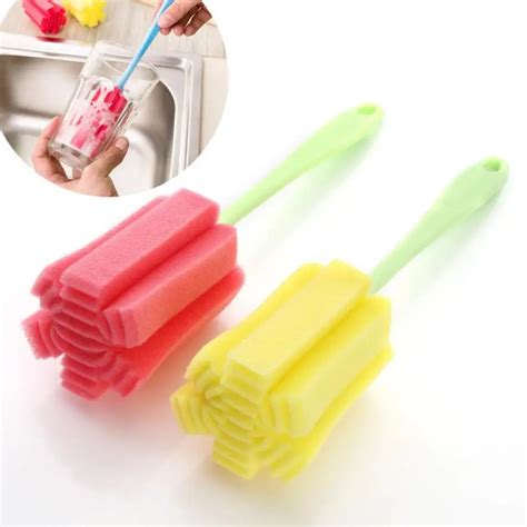 Cleaning Brushes Kitchen Cleaning Tool Sponge Brush For Wineglass ...