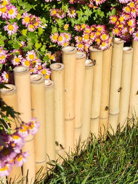 Bamboo Garden Border Fence Edging | Gardener's Supply | Bamboo garden, Bamboo garden fences ...