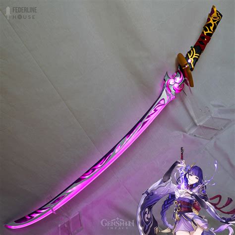 Genshin Impact Musou no Hitotachi LED Sword For Raiden Shogun