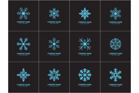 Snowflake Icon Vector Logo Design. Graphic by kosunar185 · Creative Fabrica