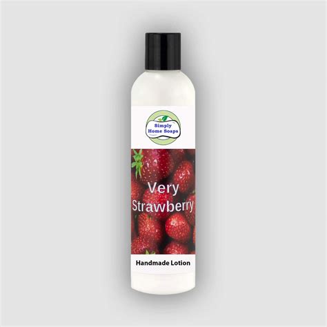 Limited Edition Very Strawberry Body Lotion - Simply Home Soaps