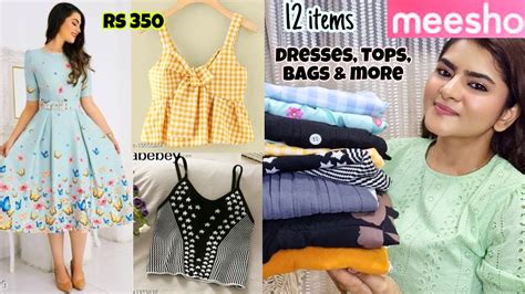 Meesho Tops, Dresses, Bag, footwear Starting Rs 350 | Meesho Top haul | Meesho Dress haul | # ...