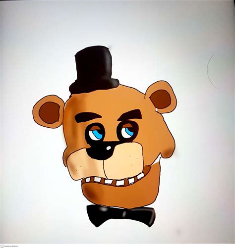 My First Fanart of Freddy Fazbear : r/fivenightsatfreddys