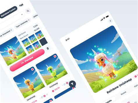 Polychain Monsters: NFT Fusion | Mobile by Lennart Brandt on Dribbble