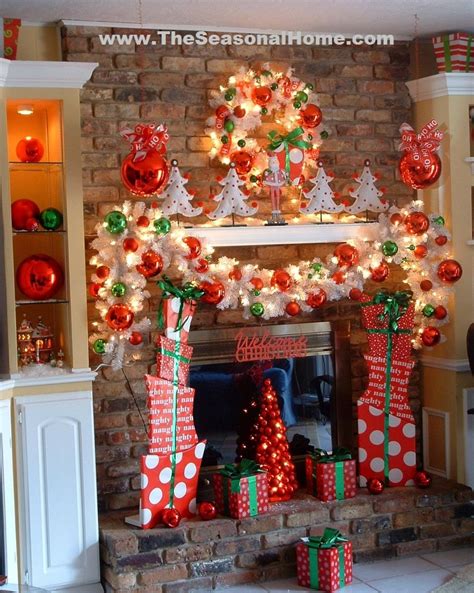 10 Fabulous Christmas Fireplace Mantel Ideas | Saving by Design