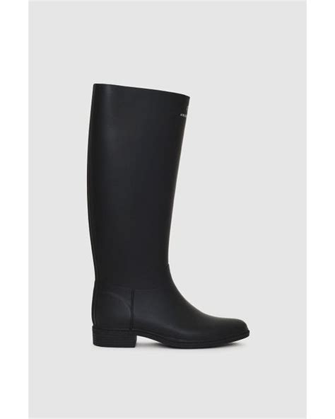 Anine Bing Kari Rain Boots in Black | Lyst