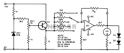 Micro Ohmmeter Circuit Diagram - Circuit Diagram