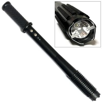 Monster Rechargeable Self Defense Flashlight Stun Gun Baton-