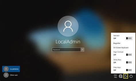 Windows 10'da utilman.exe ile Local Administrator hesabını aktif etme