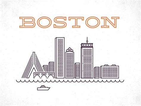 Boston Skyline | Boston skyline, Boston tattoo, Boston